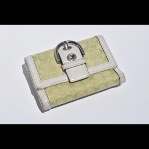 Coach Y2K Light Green Wallet